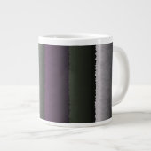 Blend van grijs en paarse grote koffiekop (Voorkant rechts)