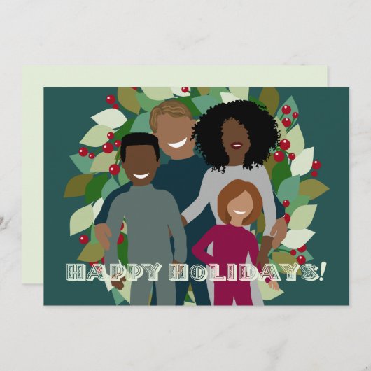 Blended Family Holiday Berries Wreate (Voorkant / Achterkant)