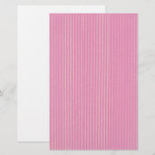 Blended Pink Stripes Achtergrond Stationery Briefpapier (Voorkant / Achterkant)