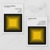 Blended Square - Zwart naar Amber Visitekaartje (Voorkant / Achterkant)