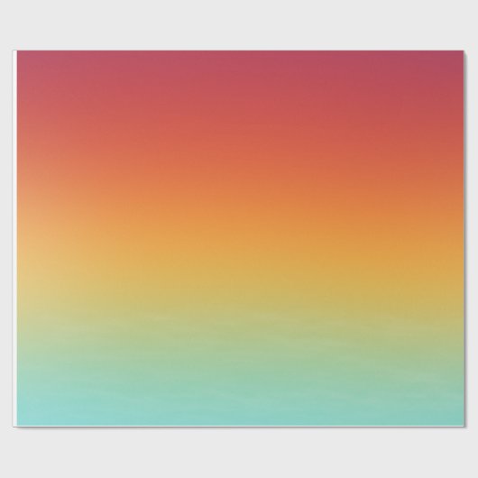 Blended Sunset Wrapping Paper Cadeaupapier (Vlak)