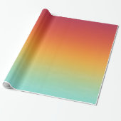 Blended Sunset Wrapping Paper Cadeaupapier (Uitgerold)