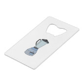 Blender Creditkaart Flessenopener (Achterkant Gekanteld)