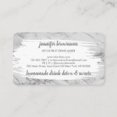 Blender Fruits gemengde drink verse sap marmer Visitekaartje (Achterkant)