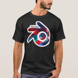 Blender Logo (with white outline) Essential T-Shir T-shirt