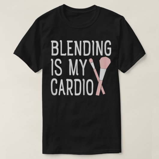 Blending is mijn audio make-up liefhebber t-shirt (Design voorkant)