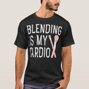 Blending is mijn audio make-up liefhebber t-shirt
