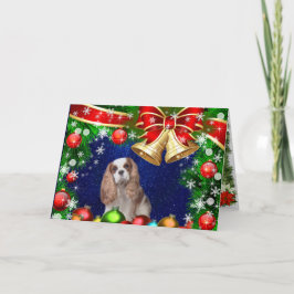 Blenheim Cavalier Christmas Kaart