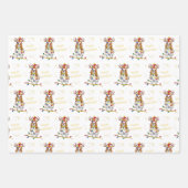 Blenheim Cavalier Kerstfeestdag cadeaubonade Inpakpapier Vel (Voorkant 3)