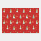 Blenheim Cavalier Kerstfeestdag cadeaubonade Inpakpapier Vel (Voorkant 2)