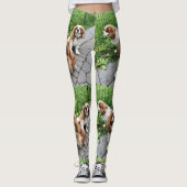 Blenheim Cavalier King Charles Friends Leggings (Voorkant)