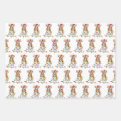 Blenheim Cavalier King Charles kerstfeestdag  Inpakpapier Vel (Voorkant 3)