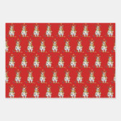 Blenheim Cavalier King Charles kerstfeestdag  Inpakpapier Vel (Voorkant 2)