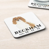 Blenheim Cavalier King Charles Spaniel Bier Onderzetter (Linkerzijde)