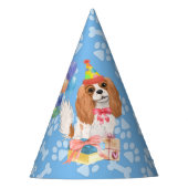 Blenheim Cavalier King Charles Spaniel Birthday  Feesthoedjes (Voorkant)