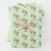 Blenheim Cavalier King Charles Spaniel Birthday Inpakpapier Vel (In situ)