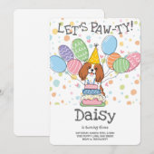 Blenheim Cavalier King Charles Spaniel Birthday Kaart (Voorkant / Achterkant)