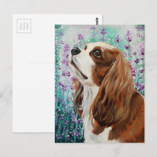 Blenheim Cavalier King Charles Spaniel Briefkaart (Voorkant / Achterkant)