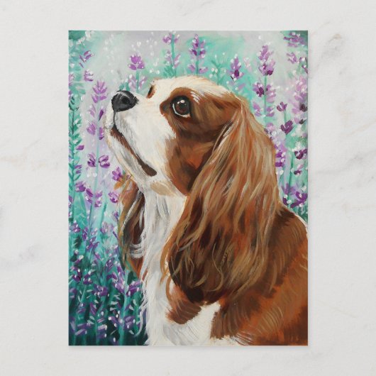 Blenheim Cavalier King Charles Spaniel Briefkaart (Voorkant)