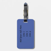 Blenheim Cavalier King Charles Spaniel Dog Bagagelabel (Achterkant verticaal)