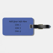 Blenheim Cavalier King Charles Spaniel Dog Bagagelabel (Achterkant horizontaal)