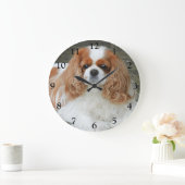 Blenheim Cavalier King Charles Spaniel Dog Grote Klok (Huis)