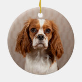 Blenheim Cavalier King Charles Spaniel Dog Keramisch Ornament (Achterkant)