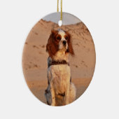 Blenheim Cavalier King Charles Spaniel Dog Keramisch Ornament (Rechts)