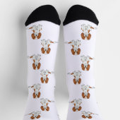 Blenheim Cavalier King Charles Spaniel Dog Pattern Sokken (Top)