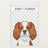 Blenheim Cavalier King Charles Spaniel Dog & Title Planner (Voorkant)