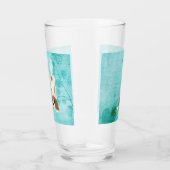 Blenheim Cavalier King Charles Spaniel en Frog Glas (Rechts)