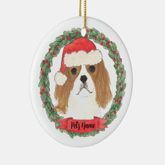 Blenheim Cavalier King Charles Spaniel Keramisch Ornament (Rechts)
