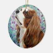 Blenheim Cavalier King Charles Spaniel Keramisch Ornament (Links)