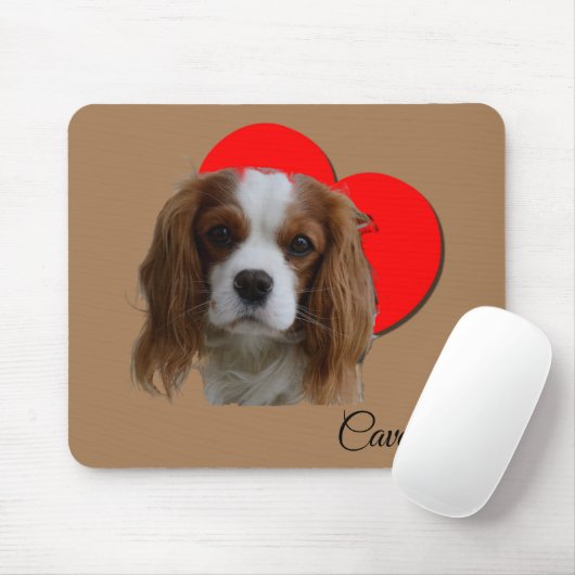 Blenheim Cavalier King Charles Spaniel Muismat (Met muis)