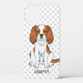 Blenheim Cavalier King Charles Spaniel & Name Case-Mate iPhone Case (Achterkant)