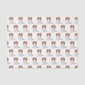Blenheim Cavalier King Charles Spaniel Pattern Tissuepapier (Voorkant)