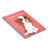 Blenheim Cavalier King Charles Spaniel Pink Notitieboek (Rechterzijde)