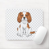 Blenheim Cavalier King Charles Spaniel & Pootjes Muismat (Met muis)