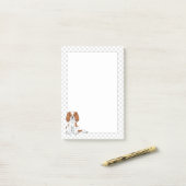 Blenheim Cavalier King Charles Spaniel & Pootjes Post-it® Notes (Op bureau)