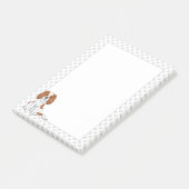 Blenheim Cavalier King Charles Spaniel & Pootjes Post-it® Notes (Schuin)