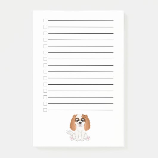 Blenheim Cavalier King Charles Spaniel Post-it® Notes (Voorkant)