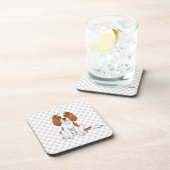 Blenheim Cavalier King Charles Spaniel & poten Bier Onderzetter (Rechterzijde)