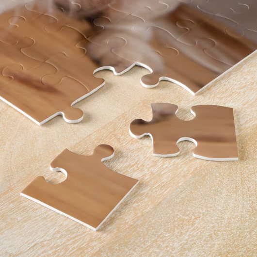 Blenheim Cavalier King Charles Spaniel Puppy Dog Legpuzzel (Zijkant)