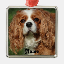 Blenheim Cavalier King Charles Spaniel Puppy Dog Metalen Ornament