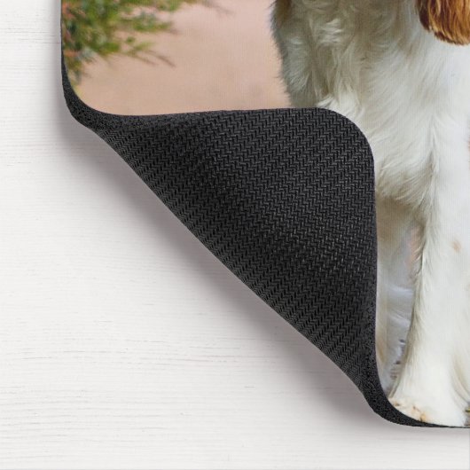 Blenheim Cavalier King Charles Spaniel Puppy Dog Muismat (Hoek)