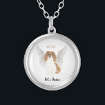 Blenheim Cavalier King Charles Spaniel sympathie Zilver Vergulden Ketting<br><div class="desc">Sommigen brengen een licht dat zo groot is voor de wereld, dat zelfs nadat ze weg zijn, hun licht overblijft. Laat een zoet ketting je hart troosten als je een moment neemt om je geliefde rode en witte blenheim-cavalieerliefhebber te herinneren. Voor de attentste giften, paar het met een kaars, een...</div>