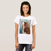 Blenheim Cavalier King Charles Spaniel T-shirt (Voorkant volledig)