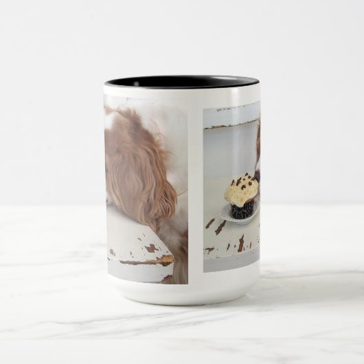 Blenheim Cavalier King Charles Spaniel vrijdag Mok (Midden)