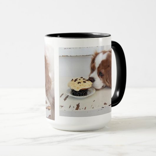 Blenheim Cavalier King Charles Spaniel vrijdag Mok (Voorkant rechts)