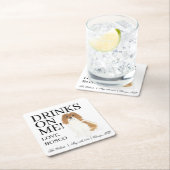 Blenheim, Cavalier Koning Charles Spaniel Trouwen Kartonnen Onderzetters (Insitu)